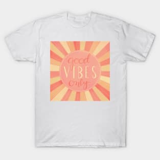 Good Vibes Only Sunburst T-Shirt